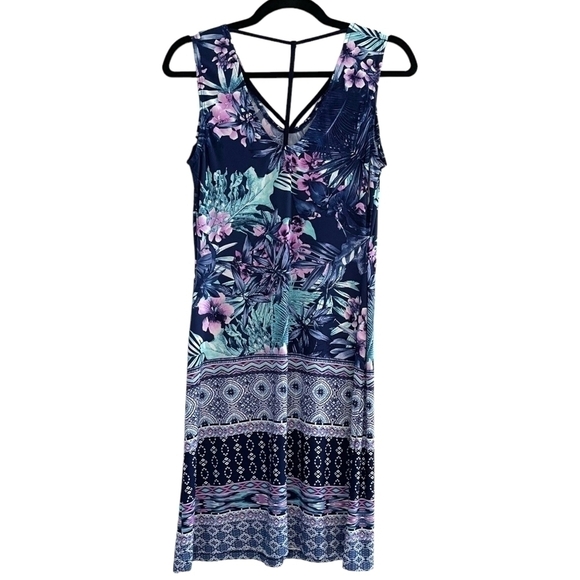 San Francisco Exotic Floral Boho Dress - Picture 2 of 3